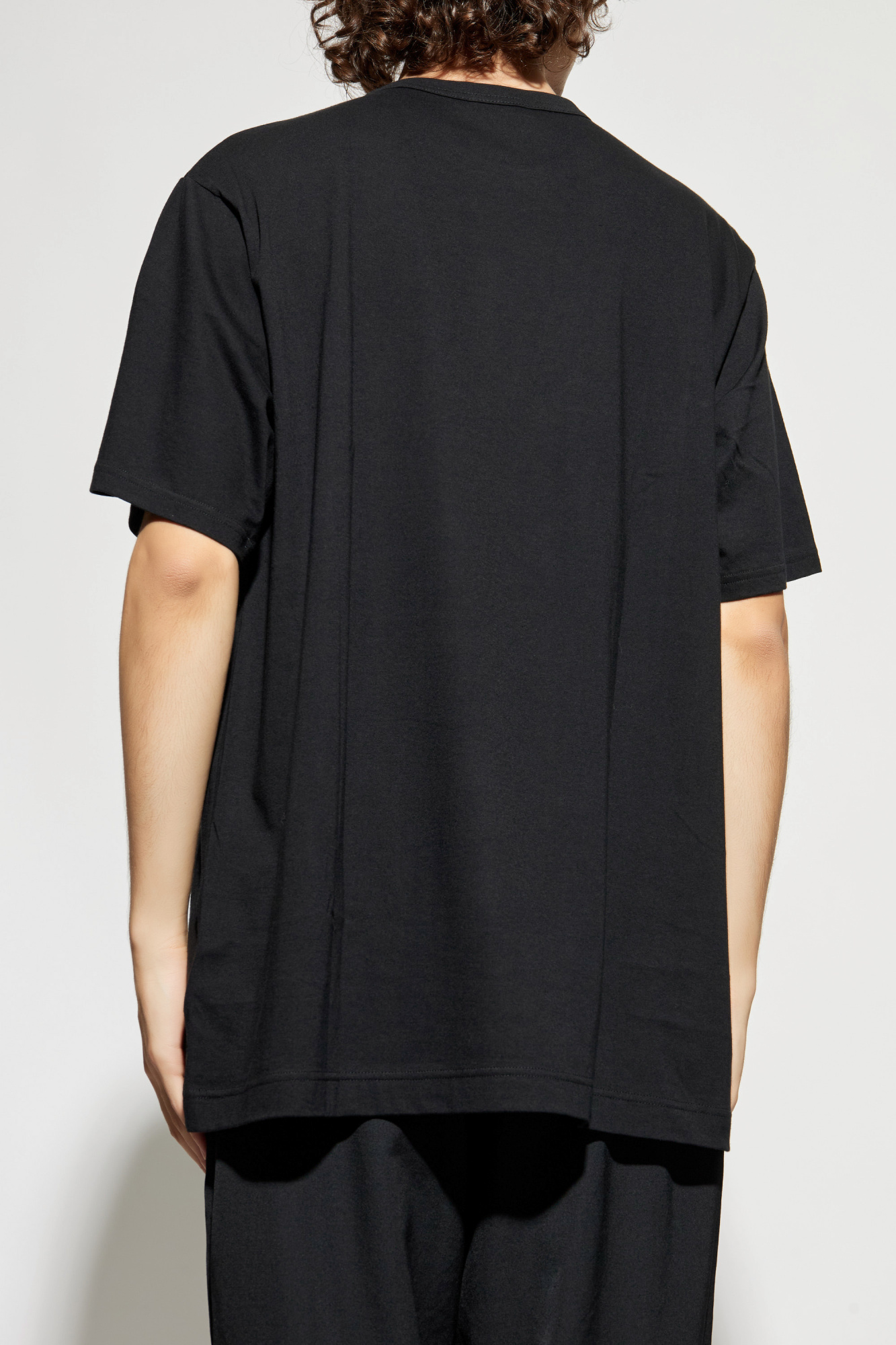 Black T-shirt with print Yohji Yamamoto - Vitkac GB